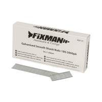 Fixman Smooth Shank Nails, 18G, 16 x 1.25mm 5,000 pack