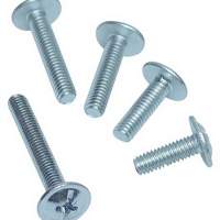 Furniture handle screw, thread M4, length 26mm, galvanized with double cross slot, 50 pieces.