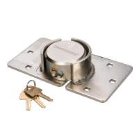 Silverline cylinder lock with hasp