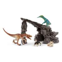 Schleich Dinosaurs Dinoset with cave