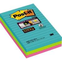 Post-it Super Sticky Notes 101x152mm for sort. 3 pc/pack